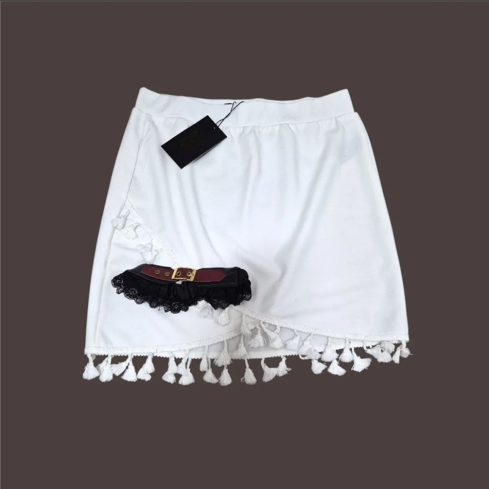 Deluxe 7pc Pirate Captain (Added Matching Skirt With Tassels) Size Large NWOT - Picture 12 of 14